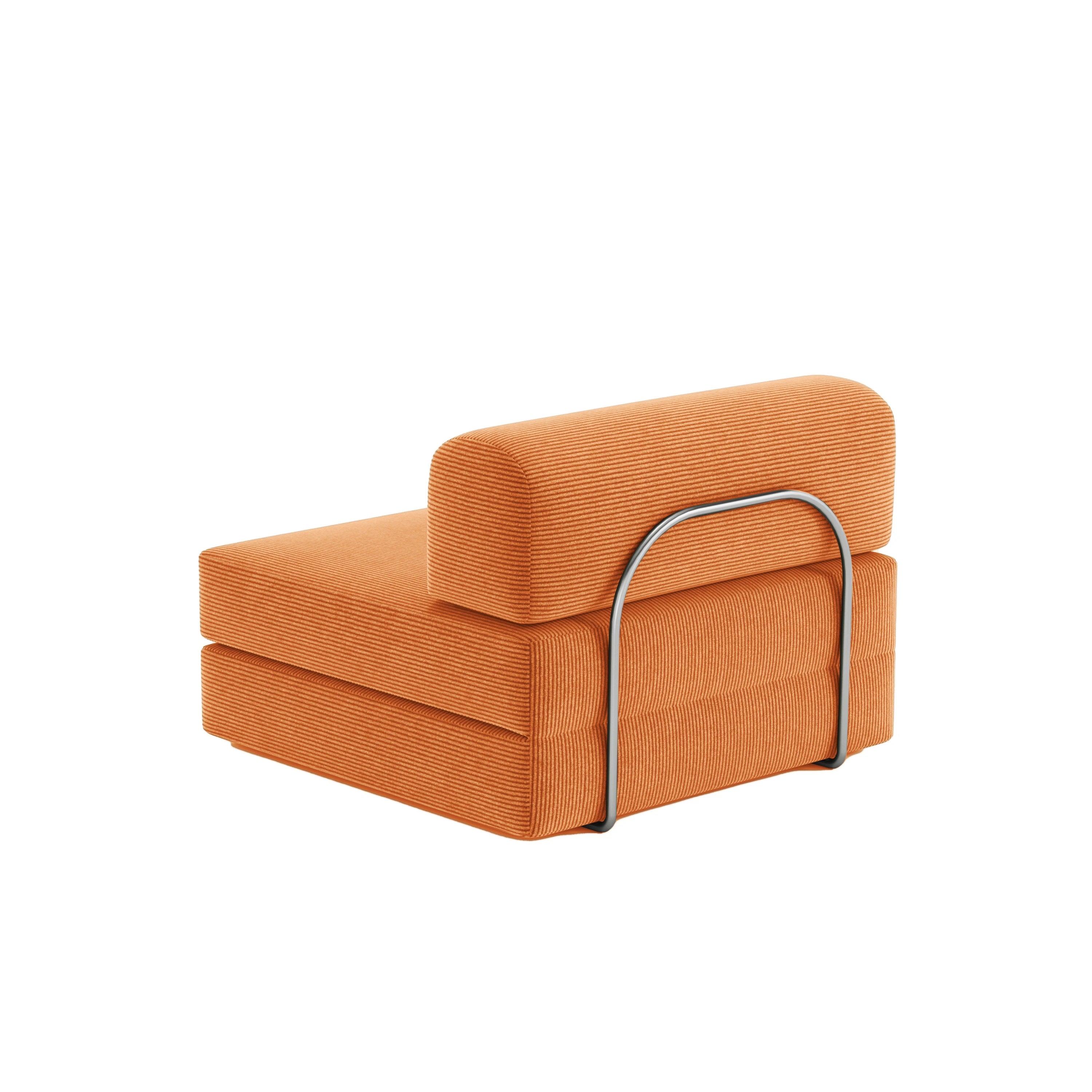Nova Modular Single Seat-Orange - PortaSofa